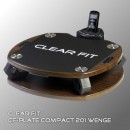 Виброплатформа Clear Fit CF-PLATE Compact 201 WENGE - магазин СпортДоставка. Спортивные товары интернет магазин в Волгограде 