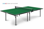 Теннисный стол всепогодный Start-Line Sunny Light Outdoor green облегченный вариант 6015-1 s-dostavka - магазин СпортДоставка. Спортивные товары интернет магазин в Волгограде 