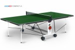 Теннисный стол для помещения Compact LX green усовершенствованная модель стола 6042-3 s-dostavka - магазин СпортДоставка. Спортивные товары интернет магазин в Волгограде 