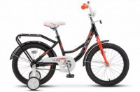 Детский велосипед Stels Flyte 18" Z011 Чёрный красный 2022 - магазин СпортДоставка. Спортивные товары интернет магазин в Волгограде 