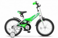 Детский велосипед Stels Jet 16" Z010 зеленый белый  2022 - магазин СпортДоставка. Спортивные товары интернет магазин в Волгограде 