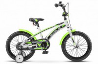 Детский велосипед Stels Arrow 16" V020 зеленый 2022 - магазин СпортДоставка. Спортивные товары интернет магазин в Волгограде 