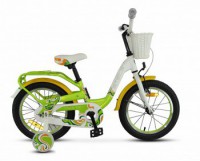 Детский велосипед Stels Pilot-190 16" V030 Зелёный жёлтый белый 2022 - магазин СпортДоставка. Спортивные товары интернет магазин в Волгограде 